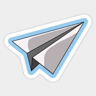 Paper Airplane Sticker